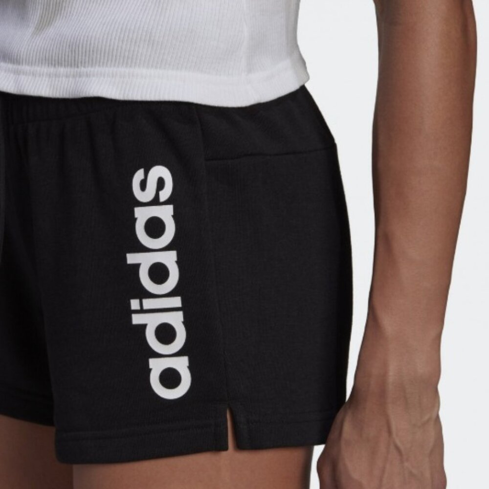 ADIDAS Fleece Black Sweat Shorts (Size Small)